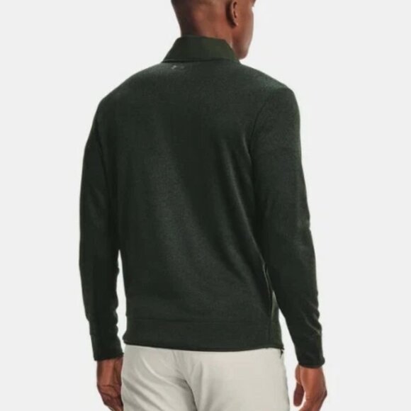 Under Armour Golf Storm Snap Fleece Green Men’s M - Picture 2 of 4
